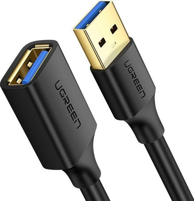 Kabllo zgjatëse USB-A Ugreen US129 USB 3.0 1.5 m Male-Female, e zezë