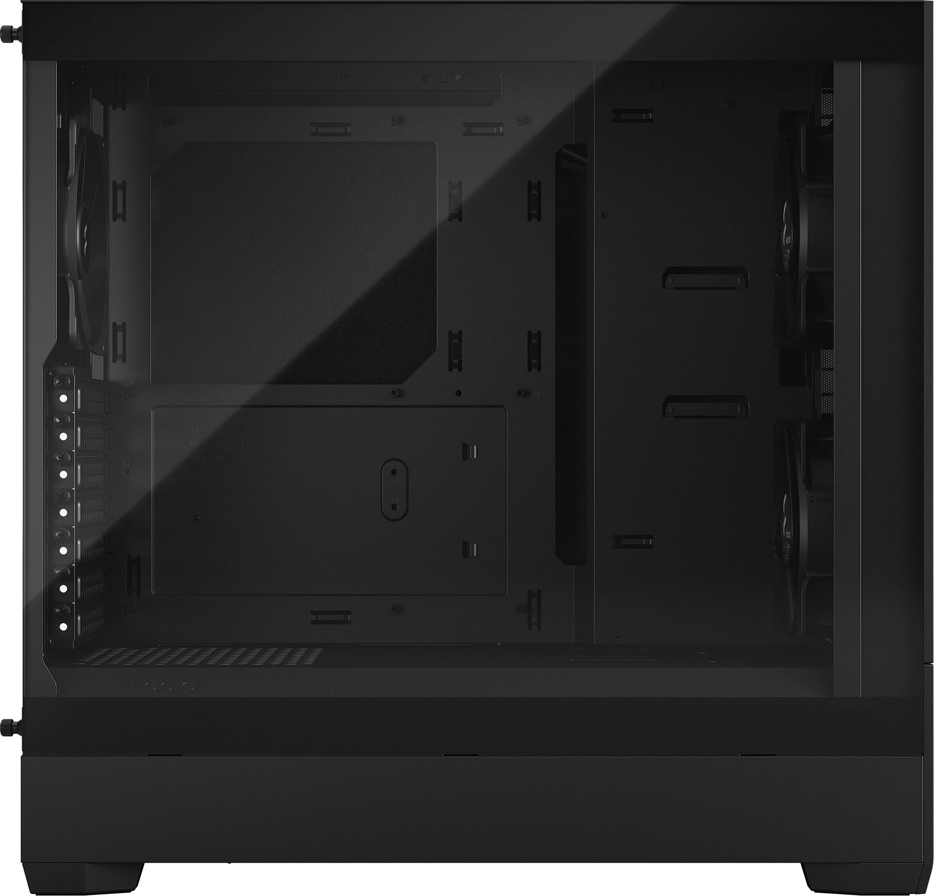 Kasë Fractal Design Pop Silent, Tower, PC, ATX, micro ATX, Mini-ITX, e zezë