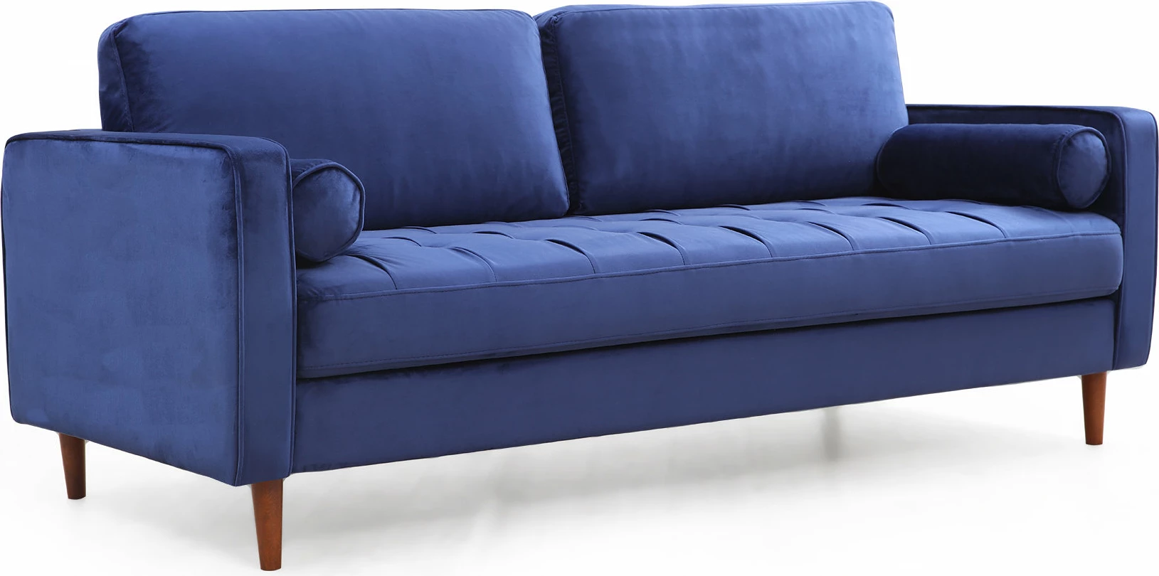Divan treshe Atelier del Sofa, ngjyrë kaltër e errët, Rome