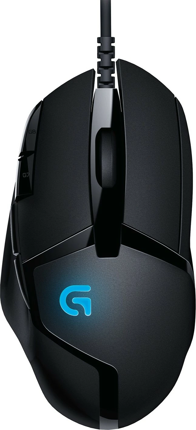 Maus Logitech G G402 Hyperion Fury, FPS Gaming, 4000 DPI, 1 ms, e zezë