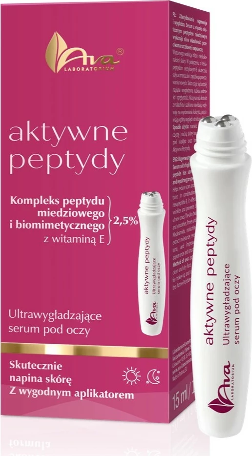 Serum për sy për femra Ava Laboratorium Active Peptides Ultra-Smoothing Eye Serum 15ml