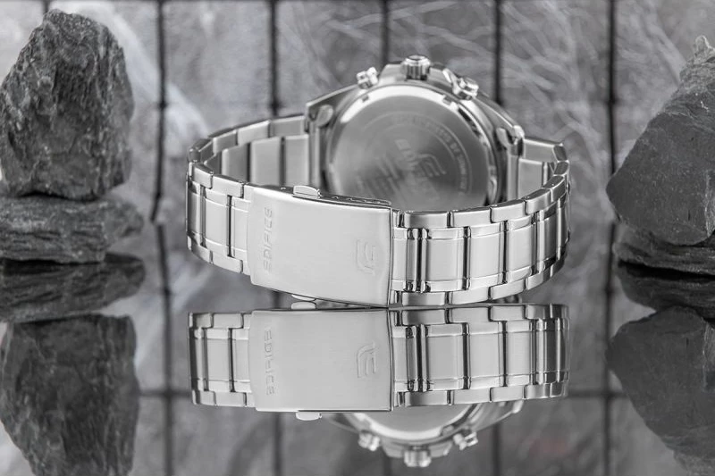 Orë dore për meshkuj Casio Edifice, argjend