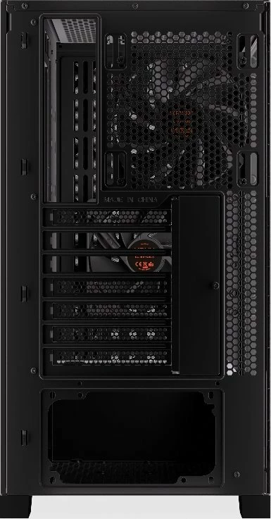 Kasë Krux Palum KRXD008 Midi Tower ATX/Micro-ATX/Mini-ITX, USB-C, 2x120mm fans, pa PSU, zezë/kafe