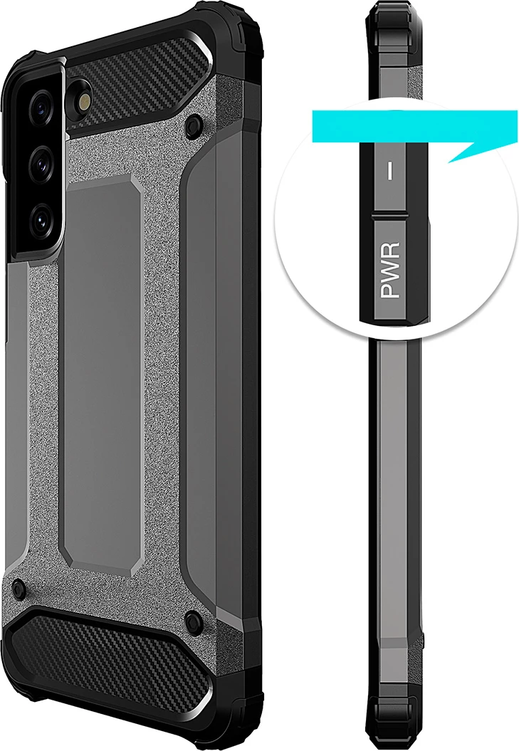 Mbështjellës Hurtel Hybrid Armor për Samsung Galaxy S23 Ultra, Blu