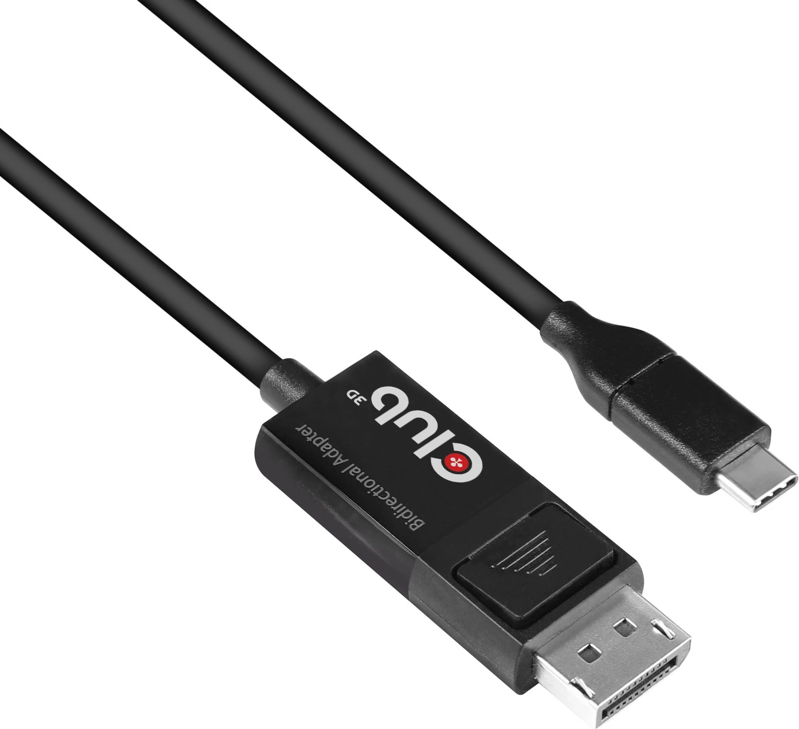 Kabllo USB-C Club3D 1.8m, DisplayPort 1.4, 8K60Hz, e zezë