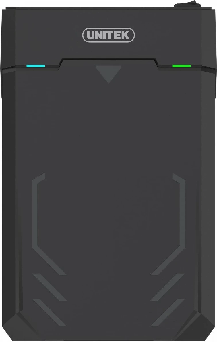 Kasë e jashtme Unitek Y-3035 për HDD/SSD 2.5"/3.5", USB 3.1, e zezë/gri
