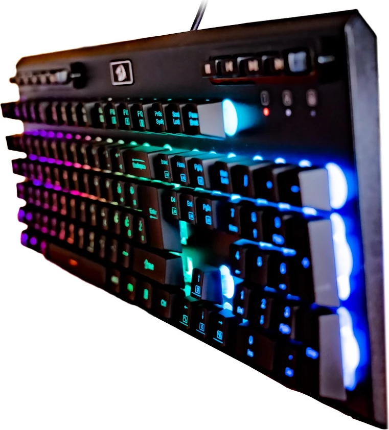 Tastierë gaming Redragon Aditya K513 RGB, membrane, full-size, wired, layout SLO/CRO, e zezë