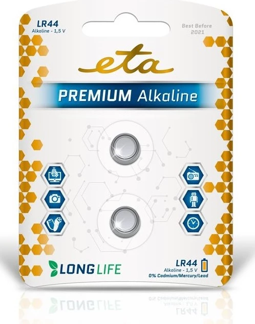 Bateri Eta Premium Alkaline LR44