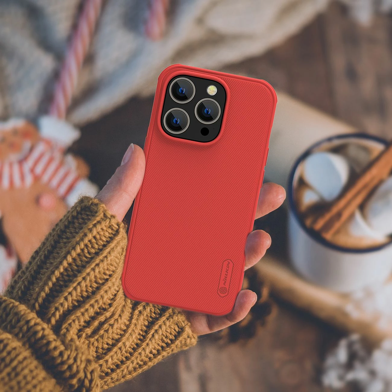 Mbështjellës Nillkin Super Frosted Shield Pro për iPhone 14 Pro Max, Blu