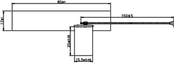 Antenë LTE DeLOCK 88982, 2 dBi, U.FL/MHF, kabllo 0.15 m, 0.791–2.7 GHz, e zezë