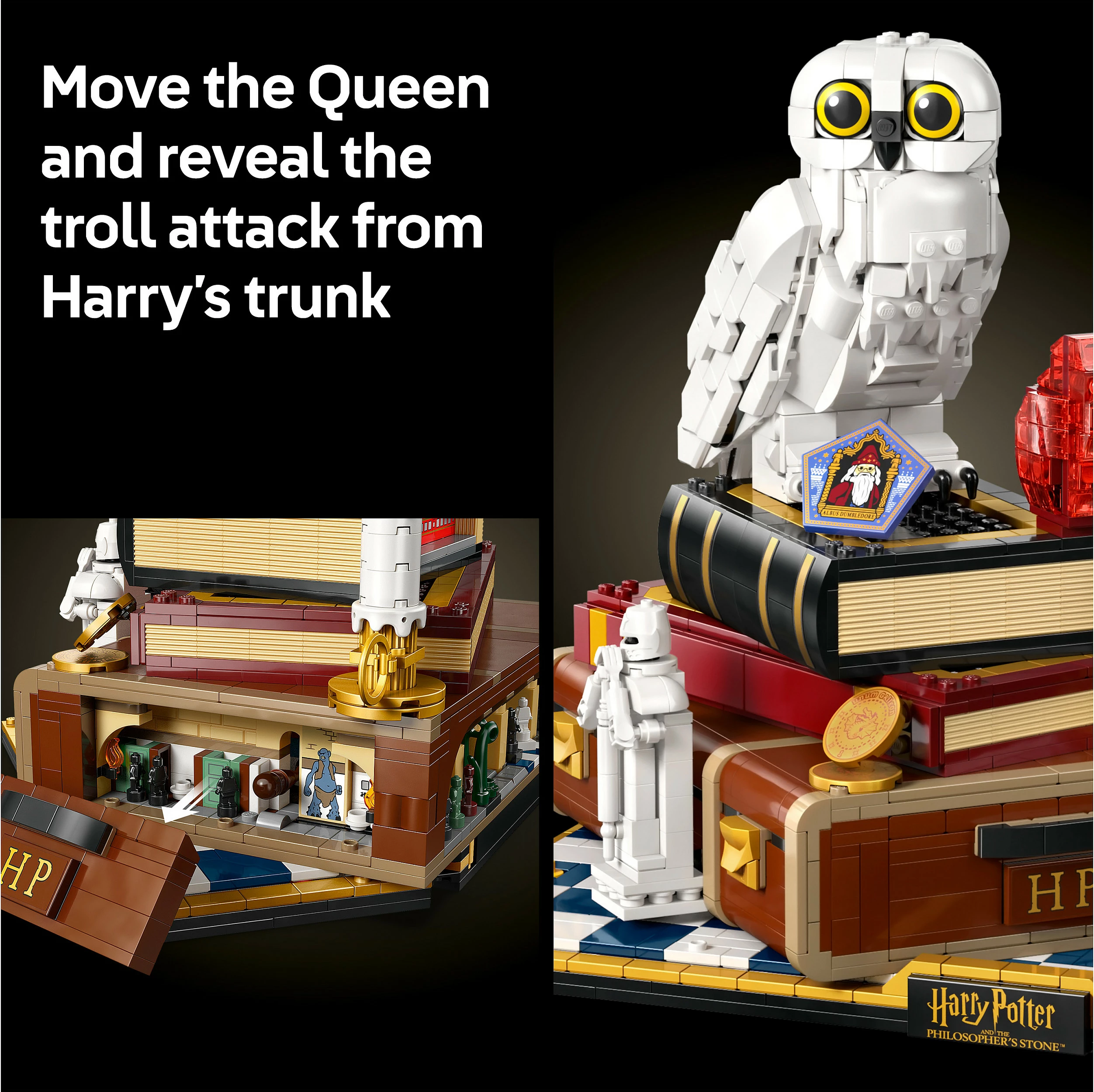 Set ndërtimi LEGO Harry Potter 76466 Philosopher's Stone Collectors' Edition, 1571 pjesë, 18+, multikolor