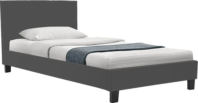 Krevat me dyshek Nevil-Dreamer, material stof, këmbë të zeza, 90x190cm