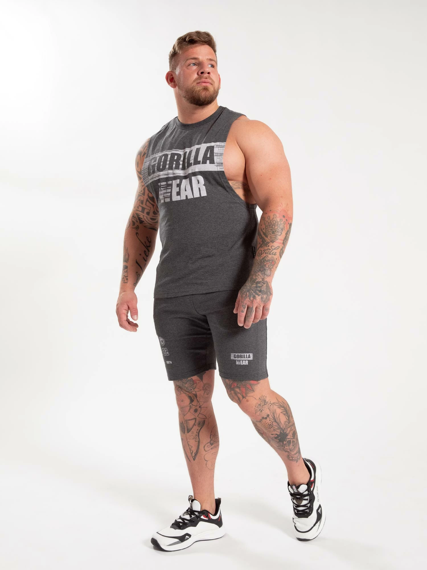 Shorce për meshkuj Gorilla, Melange gri e errët