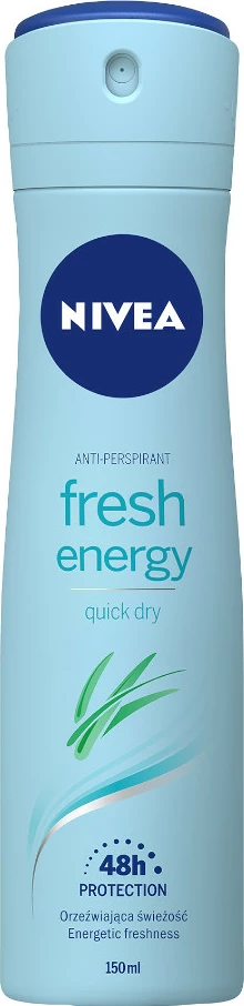 Deodorant spraj për femra Nivea Energy Fresh 150ml