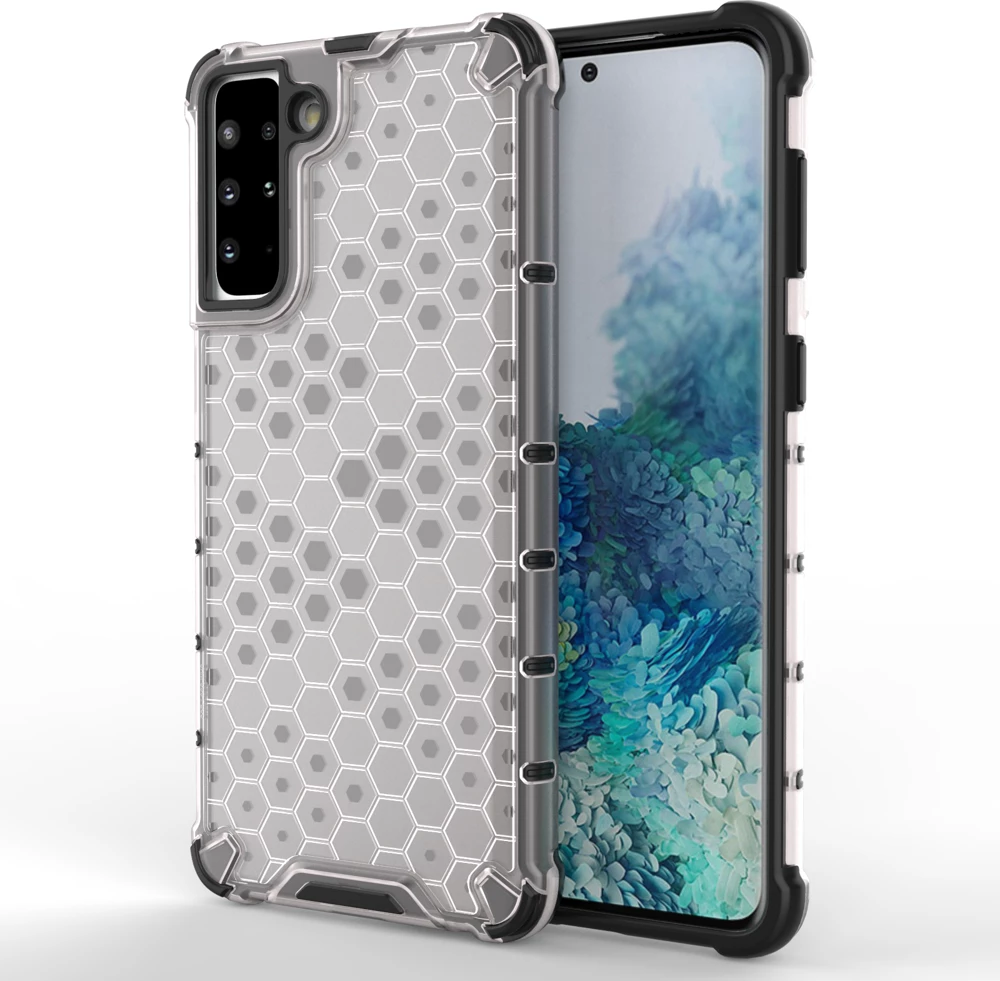 Mbështjellës Hurtel Honeycomb për Samsung Galaxy S22, transparent
