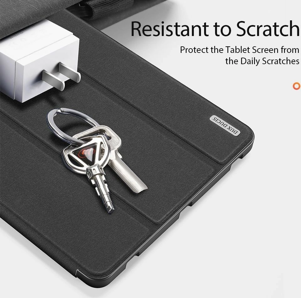 Mbështjellës tableti Dux Ducis Domo për Samsung Galaxy Tab S7 FE 5G 12.4 (T730/T736B), i zi