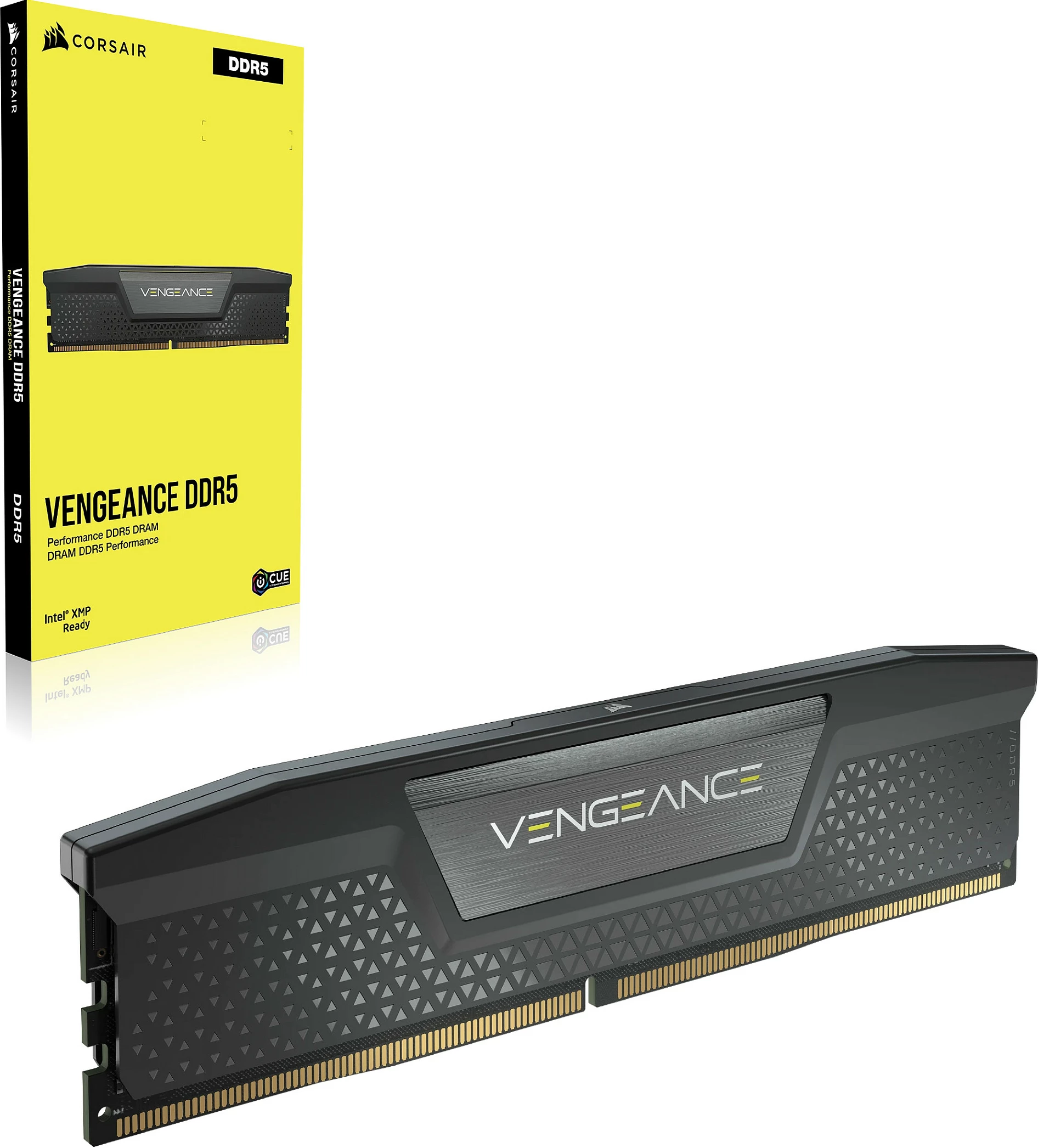 RAM memorje Corsair Vengeance CMK32GX5M2B6000C38, 32GB (2x16GB) DDR5 6000MHz, e zezë