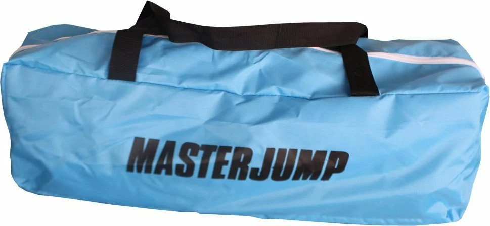 Dyshek gjimnastikor i fryrë Master Masterjump Airspot Ø100 cm x 20 cm, zi/kuq, me çantë