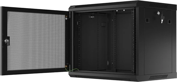 Kasë muri për server Lanberg WF01-6409-23B, 9U, 19 inç, 600x450 mm, e zezë