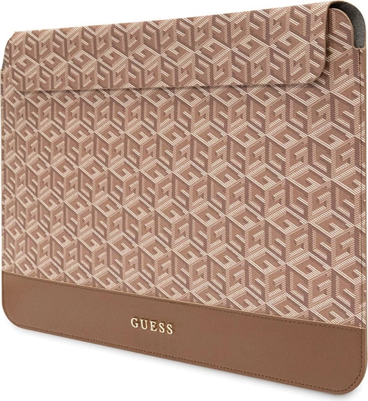 Mbështjellës laptopi Guess GCube Stripe, 14", Kafe