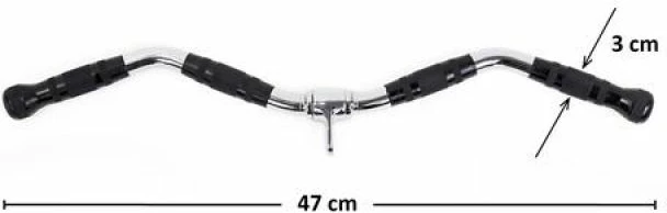 Shtangë për ushtrime HMS, gri