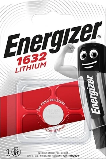 Bateri Energizer, CR1632, 3V