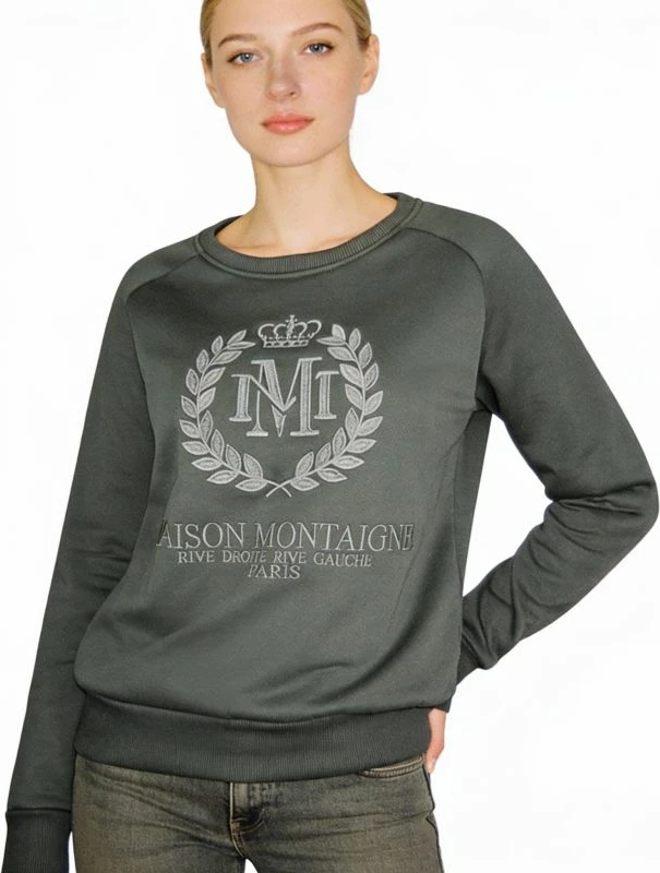 Duks për femra Maison Montaigne, gri e errët