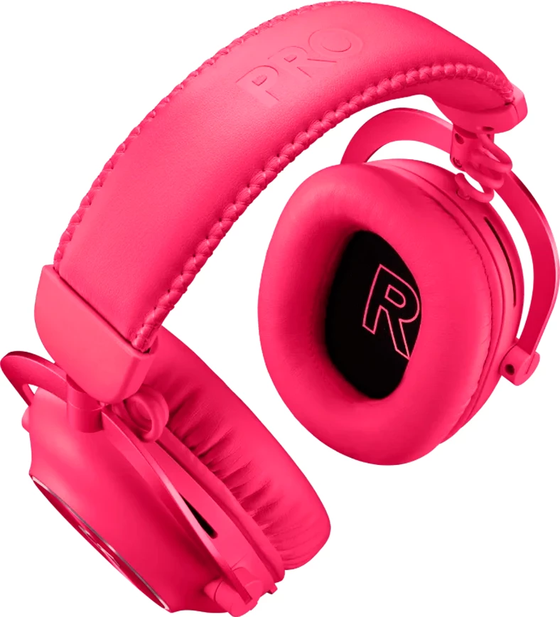 Kufje gaming LOGITECH G PRO X2 LIGHTSPEED wireless, stereo, 50mm, 50h bateri, Blue Mic, over-ear, Magenta