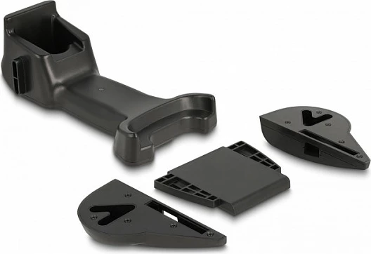 Skaner barkodesh DeLOCK Industrial 1D/2D, Bluetooth 4.1/433 MHz, me bazë karikimi induktive, zi/verdhë