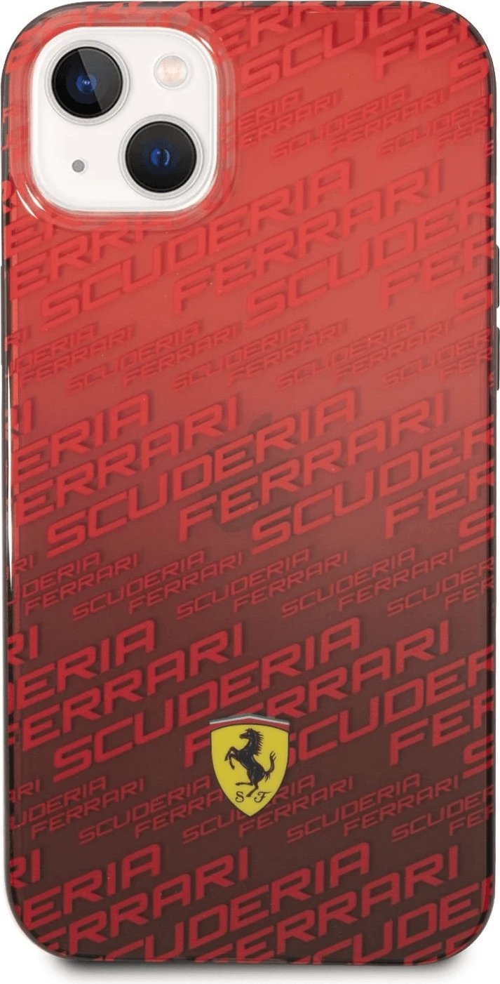 Mbështjellës silikoni Ferrari Scuderia Ferrari FEHCP14MEAOR për iPhone 14 Plus, i kuq