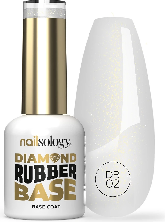 Bazë hibride për thonj Clavier Nailsology Diamond Rubber Base DB02 Beach Babe për femra 8ml