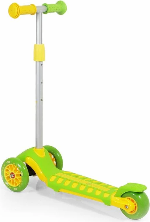 Trotinet për fëmijë SMJ, e gjelbër/ e verdhë 