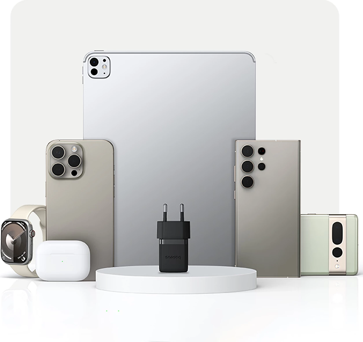 Karikues muri Baseus Palm 1C 20W me kabllo USB-C 1m, i zi
