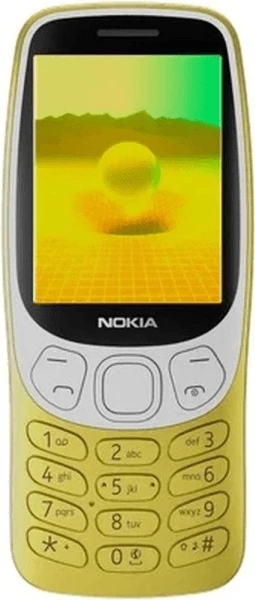 Telefon me butona Nokia 3210 TA-1618, Dual SIM, 4G, 2.4\" ekran, 2MP kamerë, 128MB/64MB RAM, Gold