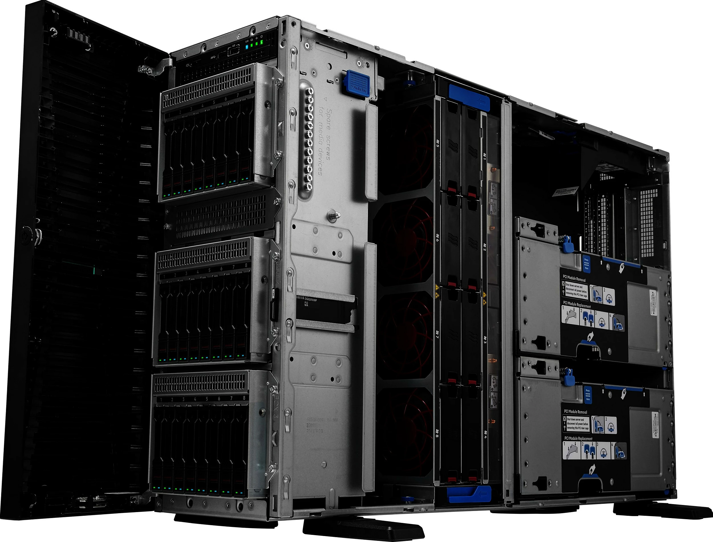 Server tower HPE ProLiant ML350 Gen11, Xeon 4510 12-Core 2.4GHz, 64GB DDR5 ECC, 2x960GB SSD, 4xRJ-45, 2x1000W, i zi
