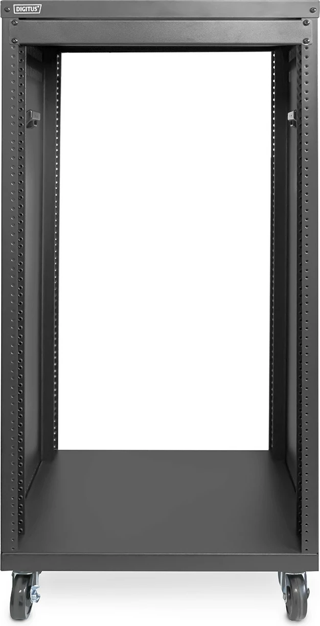 Kasë rrjeti Digitus Universal 19", 21HE, me rrota, e zezë