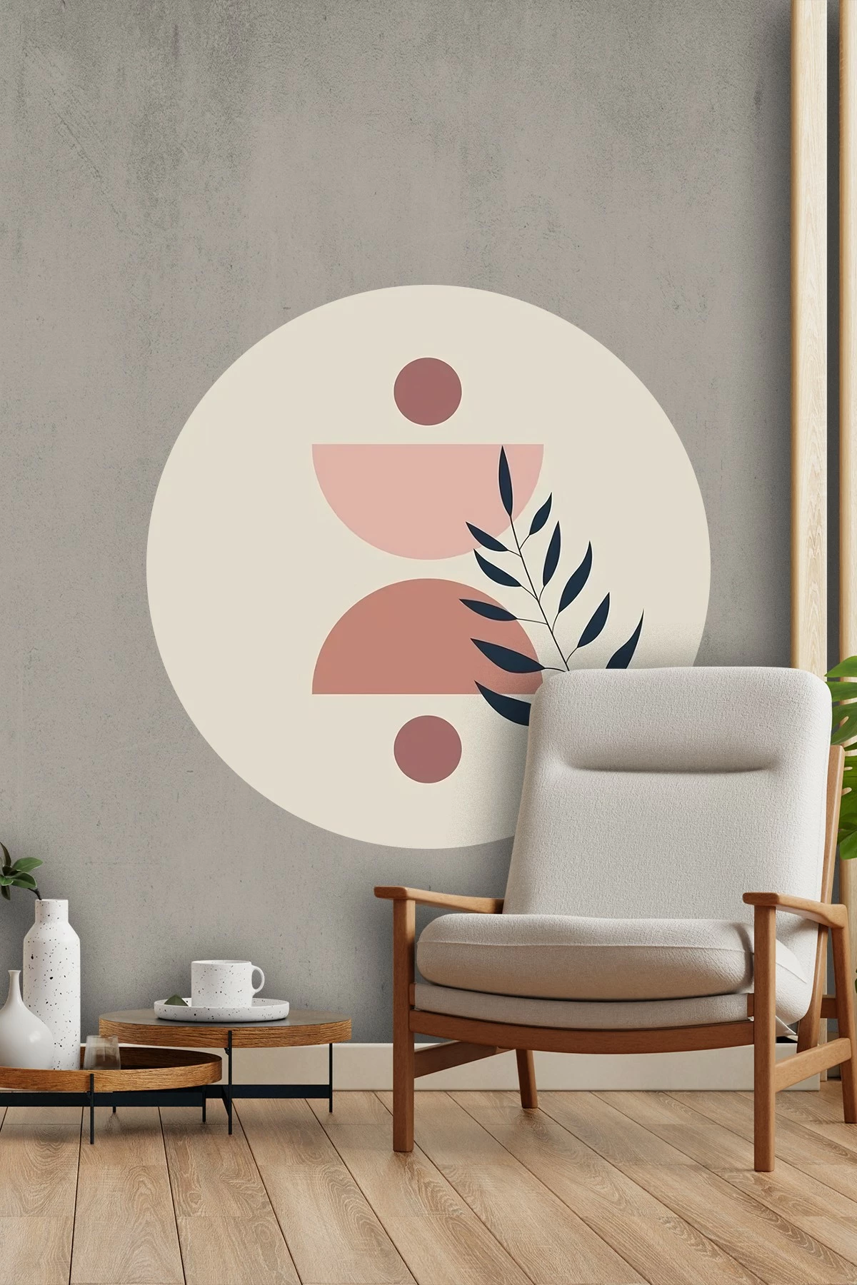 Sticker dekorativ për mur, shumëngjyrësh, Wallity, ERSYSTCKR6