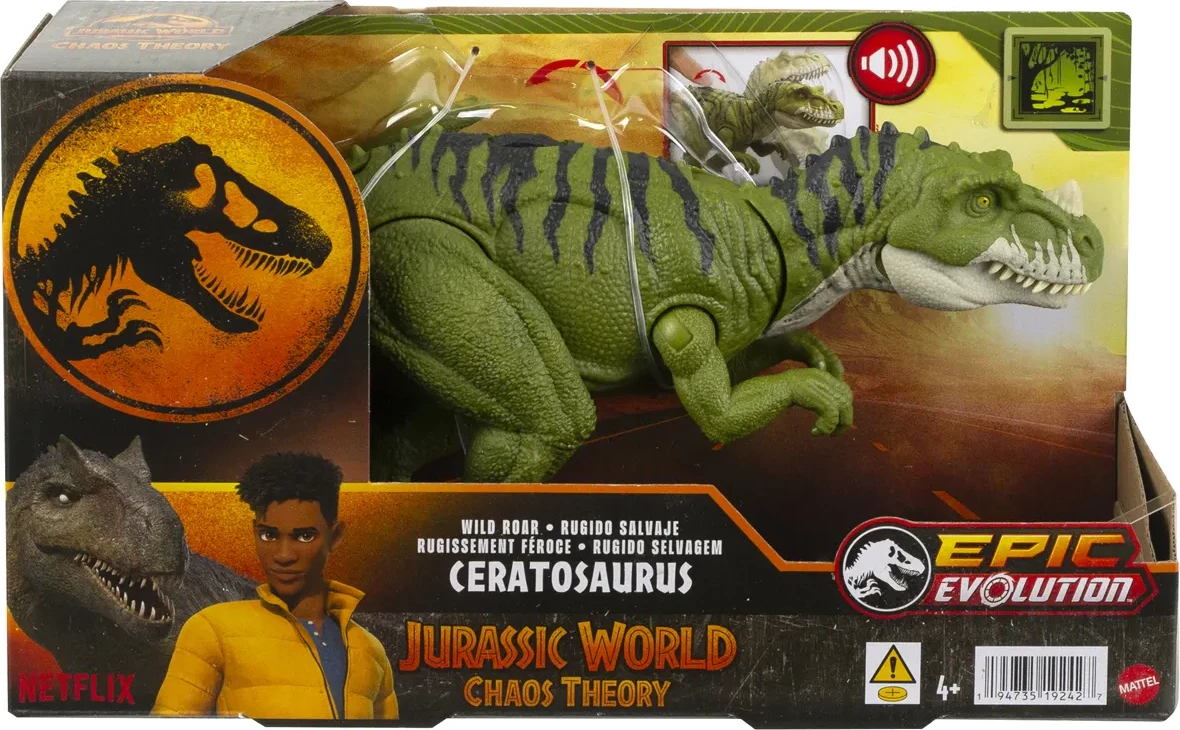 Jurassic World Wild Roar Ceratosaurus Dinosaur Figure