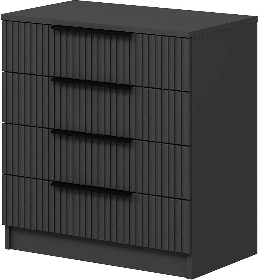 Komodë Hanah Home, Kale, anthracite, 72x77x42cm