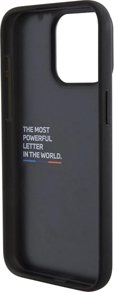 Mbështjellës BMW Tricolor M Collection për iPhone 15 Pro, i zi