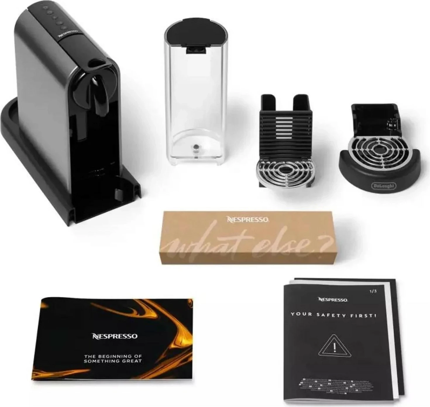 Aparat kafeje me kapsula De'Longhi Nespresso Citiz Platinum EN220.M, 19 bar, 1260W, 1L, tytan