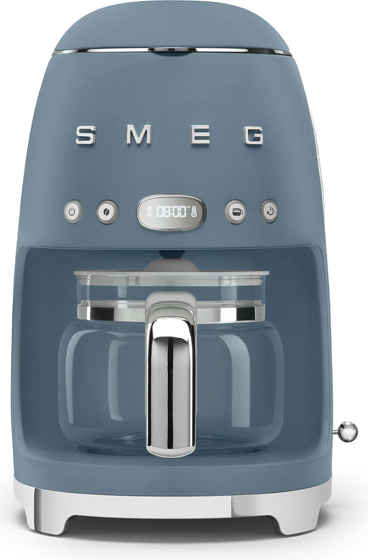 Aparat kafeje me filtër Smeg DCF02SBMEU, 10 filxhanë, 1.25 L, Storm Blue