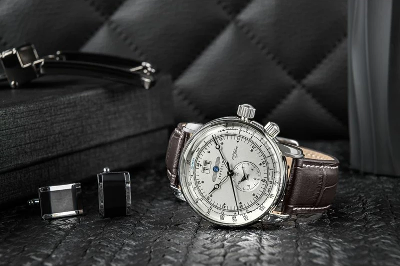 Orë dore për meshkuj Zeppelin, e zezë