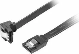 Kabllo SATA III Lanberg CA-SASA-13CU-0050-BK 0.5m me konektor këndor, e zezë