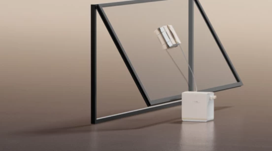 Robot pastrues dritaresh Dreame C1 Station 5500Pa, stacion me bateri 7800mAh, i bardhë