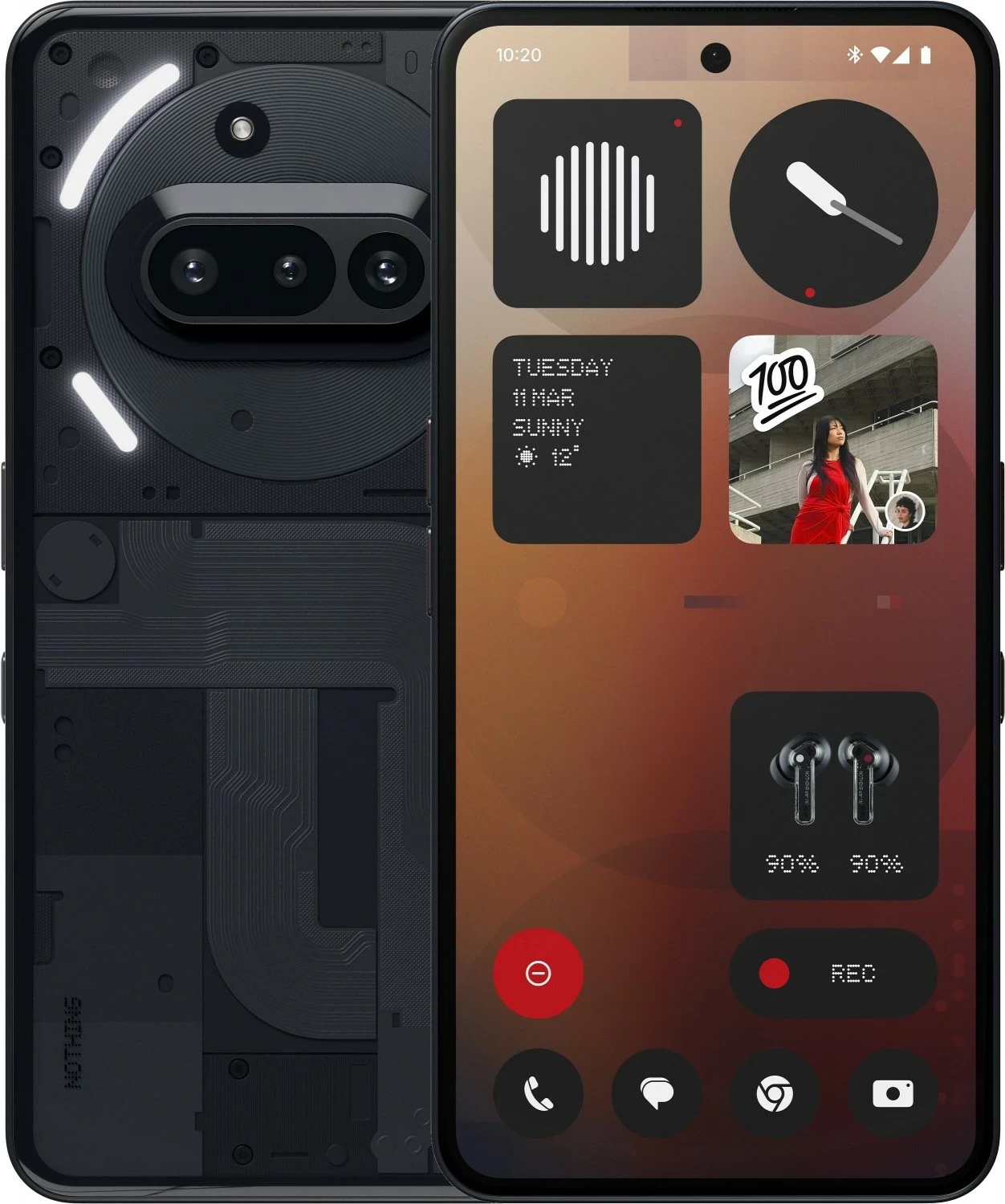Celular Nothing Phone 3a 8/128GB black