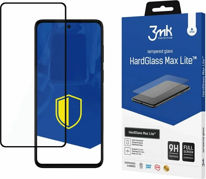 Mbrojtës ekrani xhami i fortë 3mk HardGlass Max Lite për Motorola Moto G52