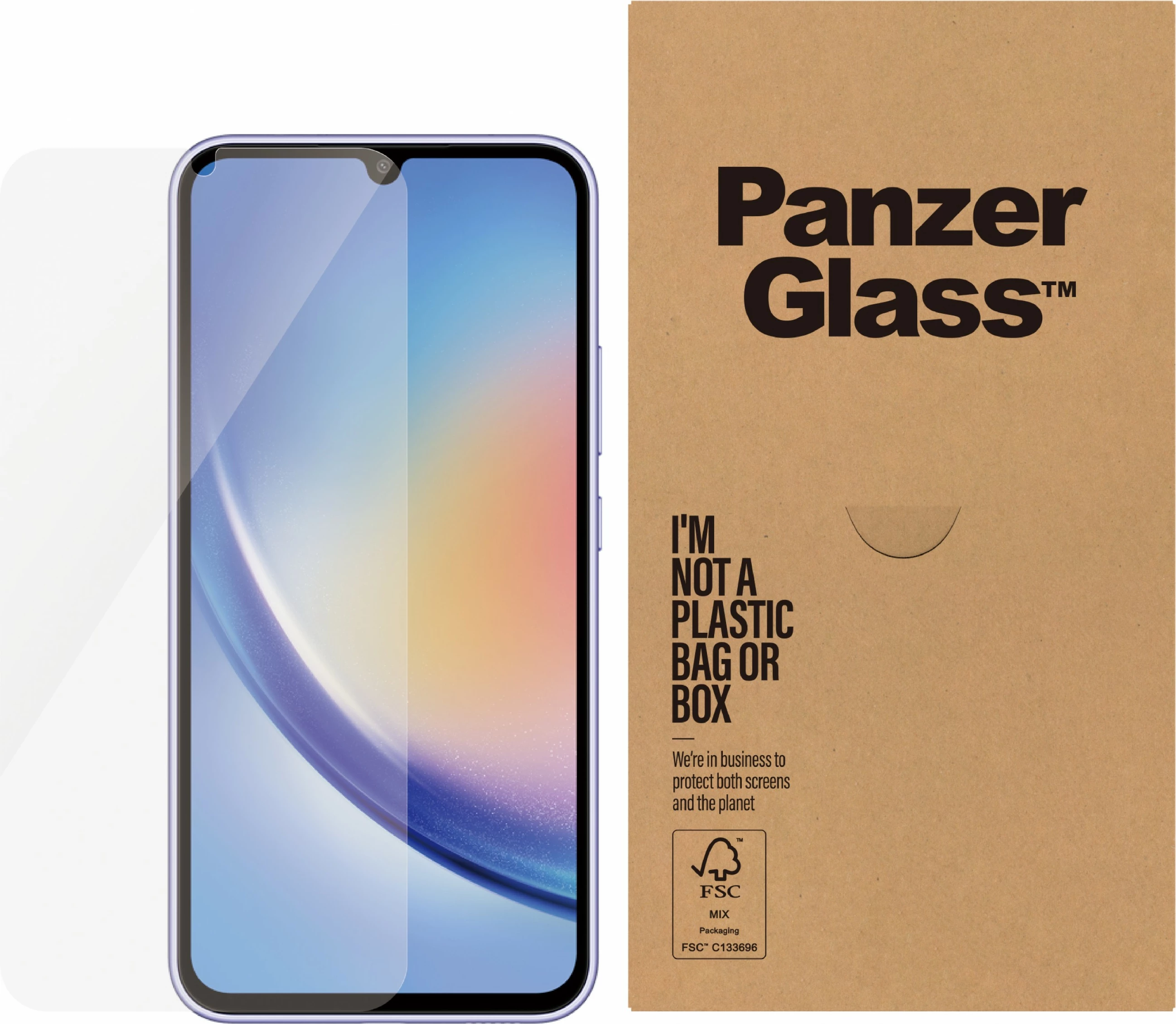 Mbrojtës ekrani PanzerGlass Samsung Galaxy A34 5G, transparent