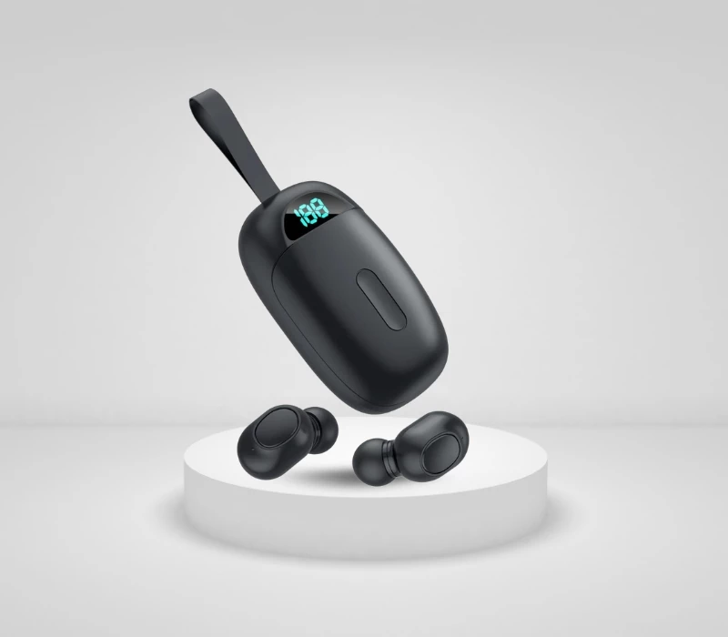 Kufje Wireless TWS me Ekran Dixhital dhe Kontroll Inteligjent