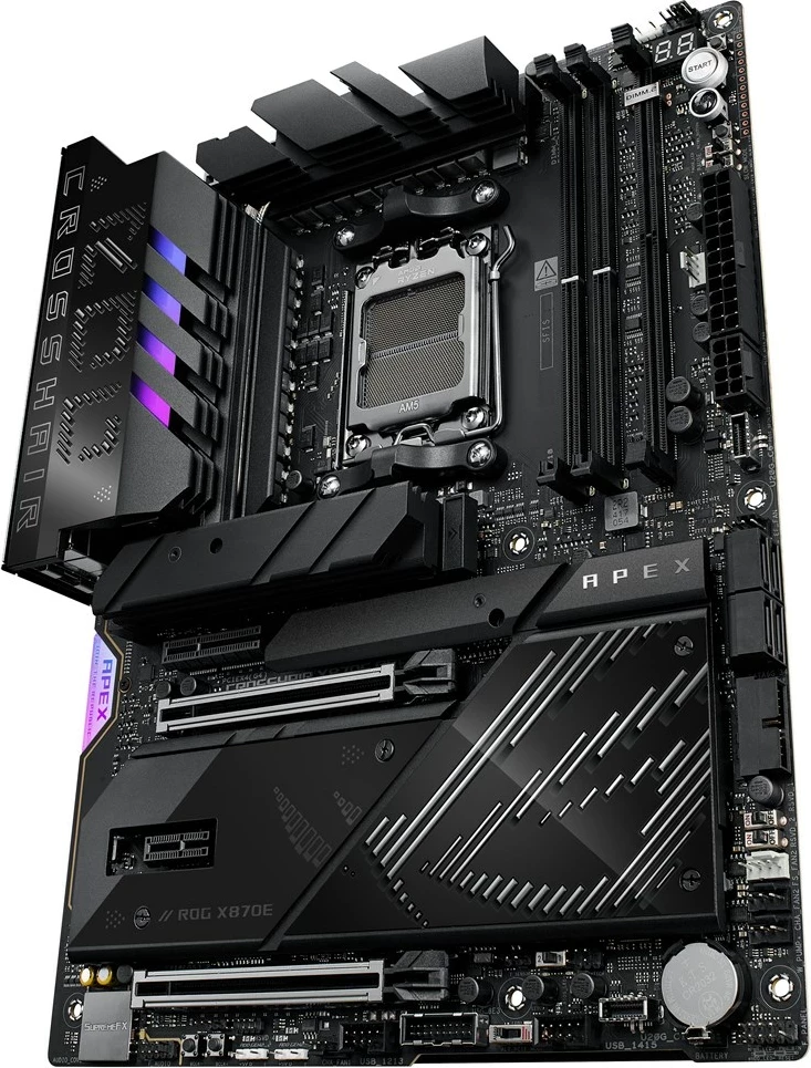 Pllakë amë ASUS ROG CROSSHAIR X870E APEX, Socket AM5, ATX, e zezë